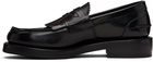OUR LEGACY Black Leather Loafers