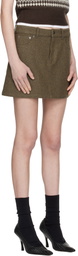 A.P.C. Green Mini Skirt