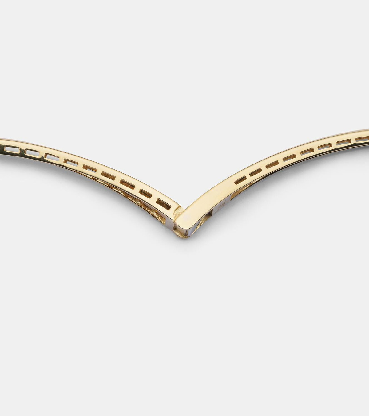 Yeprem Golden Strada 18kt white and yellow gold necklace with diamonds