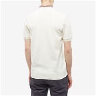 Fred Perry Authentic Men's Bomber Jacket Collar Polo Shirt in Ecru