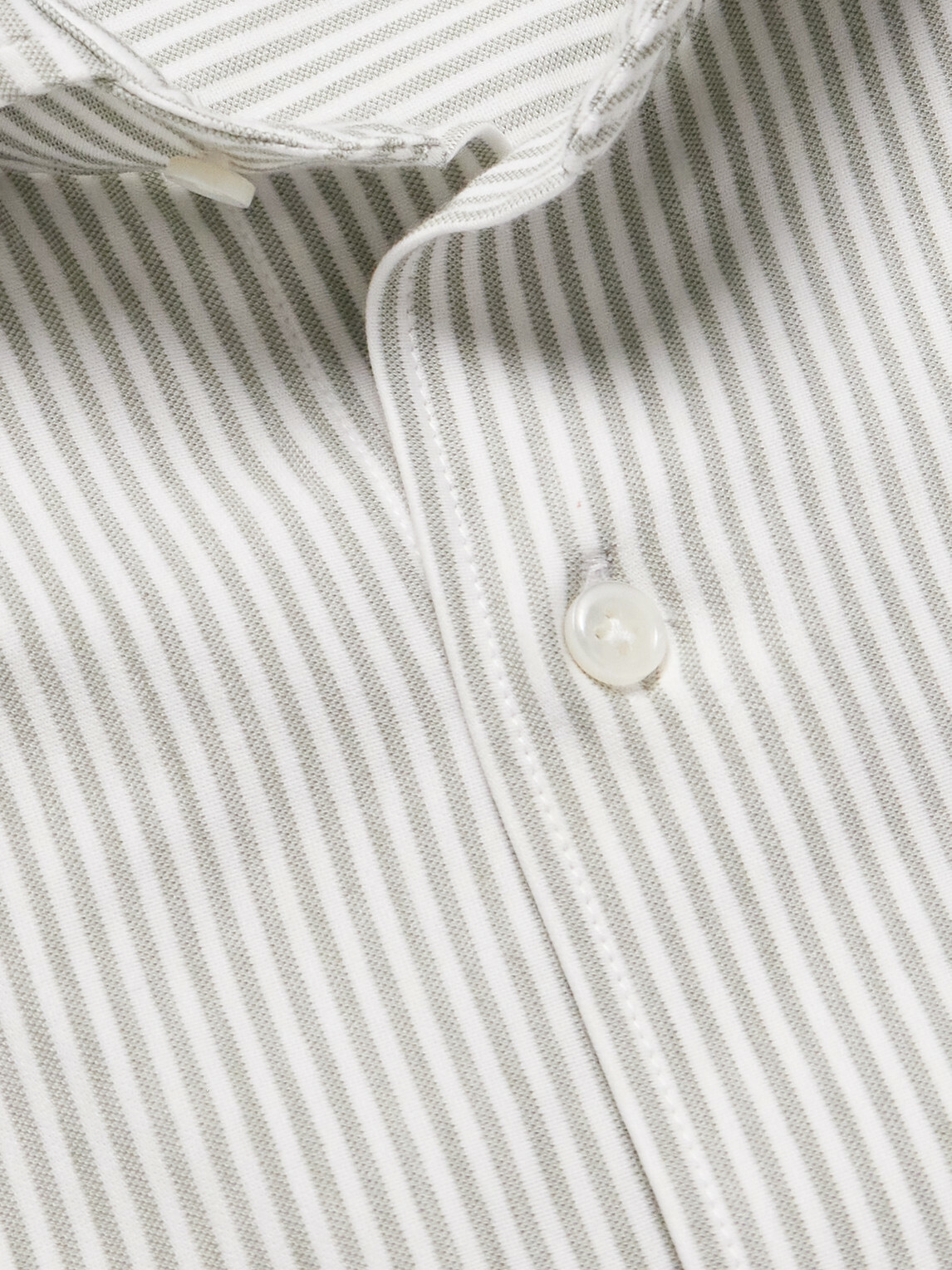 Peter Millar - Excursionist Flex Slim-Fit Striped Cotton-Blend Shirt - Gray