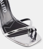 Nodaleto Angel A metallic leather mules