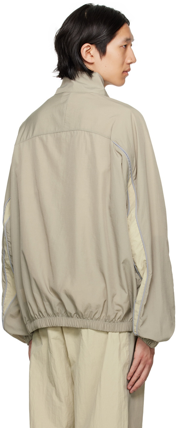 Reebok Classics Beige Paneled Track Jacket