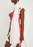 Issey Miyake Pleated Fine-knit Scarf - White - One Size