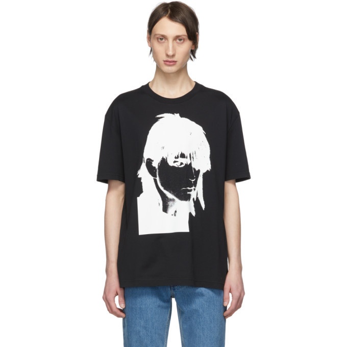 Photo: Calvin Klein 205W39NYC Black Stephen Sprouse T-Shirt