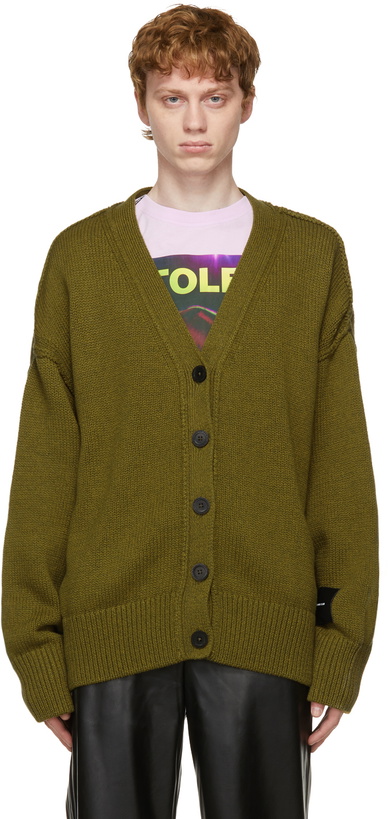 Photo: Stolen Girlfriends Club Green & Yellow Elevator Cardigan