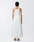 Pinko Long Balloon Skirt Bright White
