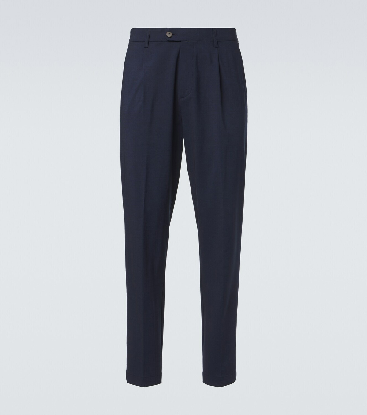 Eleventy Wool-blend straight pants