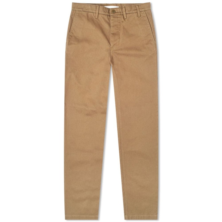 Photo: Norse Projects Men's Aros Heavy Chino in Utility Khaki