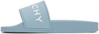 Givenchy Blue Slide Flat Pool Slides