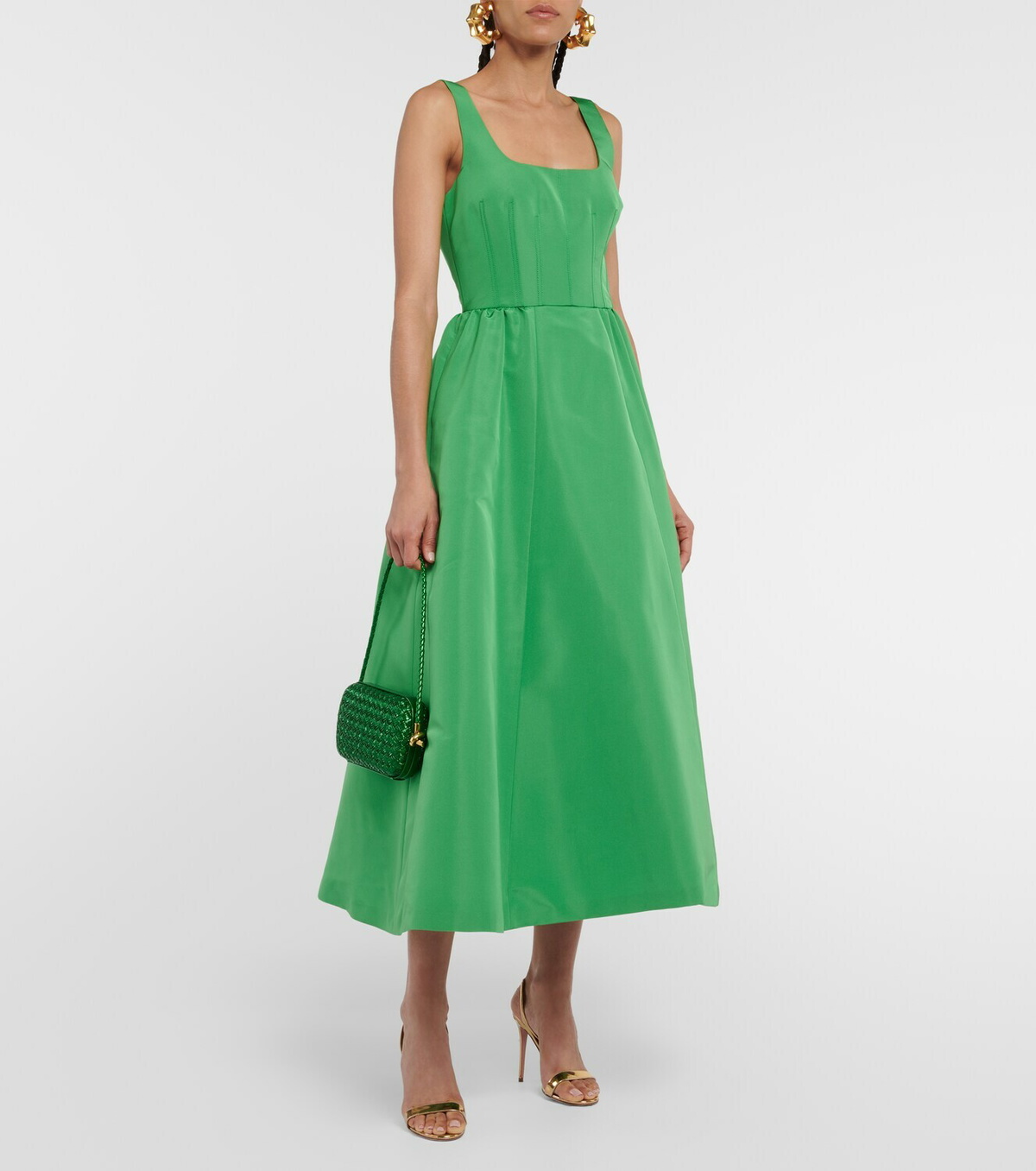 Carolina Herrera Silk midi dress Carolina Herrera