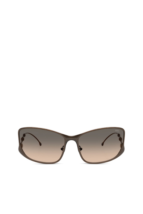 Photo: Diesel Rectangle sunglasses - Sunglasses - Unisex - Brown