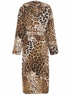 ROBERTO CAVALLI Bravo Hooded Cotton Bathrobe