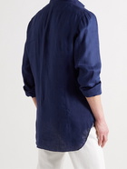 KITON - Linen Shirt - Blue