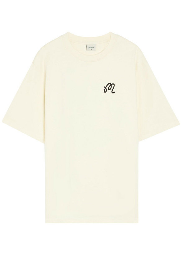 Photo: Malbon Origin Printed Cotton T-shirt Cream