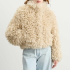 Samsøe Samsøe Women's Samedda Curly Bomber Jacket in Pumice Stone