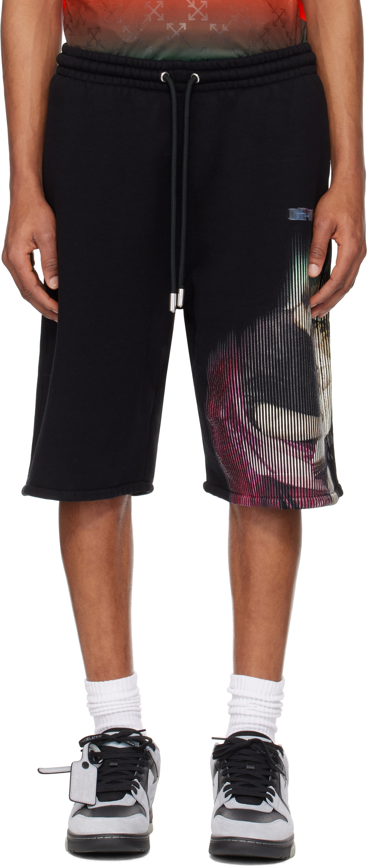 Off-White Black Col S. Matthew Skate Shorts