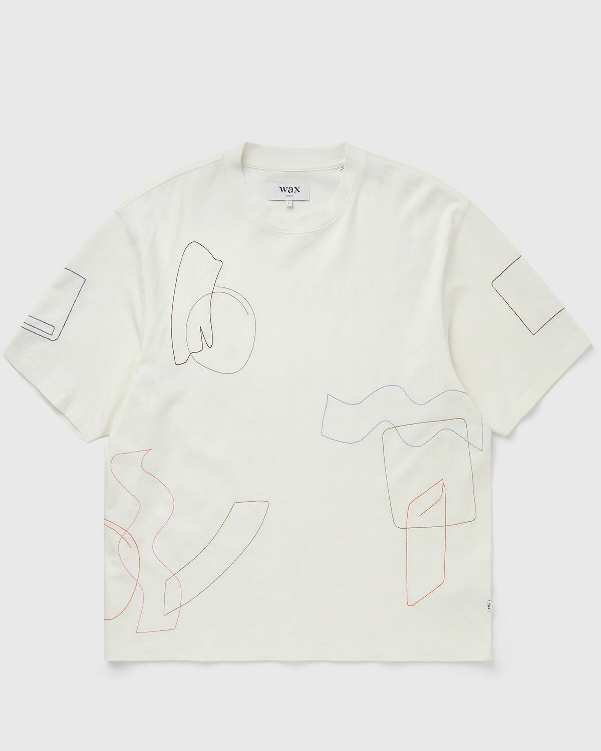 MILTON SS TEE COTTON SHAPES EMB