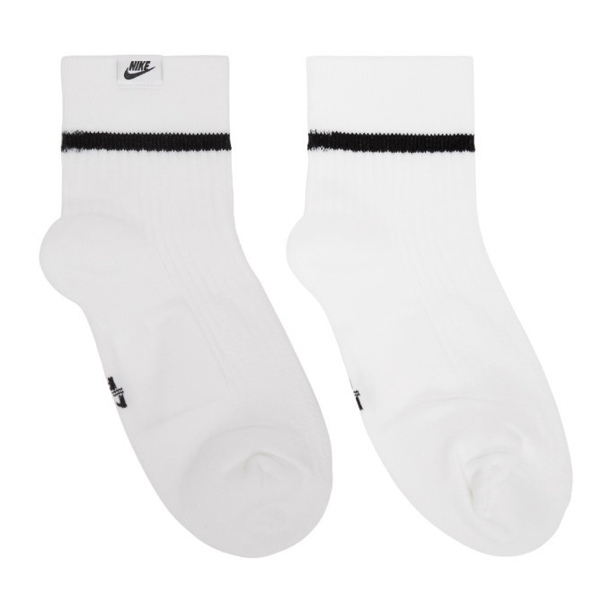 Nike Two-Pack White Everyday Essential Ankle Socks Nike