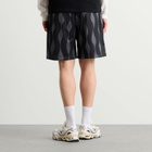 By Parra Men's Waved Mesh Shorts in Black