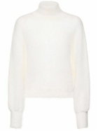 ALBERTA FERRETTI Knit Mohair Blend Turtleneck Sweater
