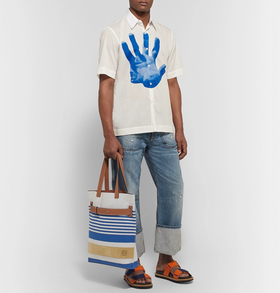 Fashion Look Featuring Loewe Tote Bags and DL1961 Pants by
