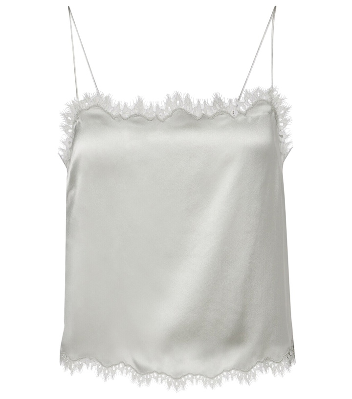 Photo: Dôen Loure lace-trimmed silk camisole