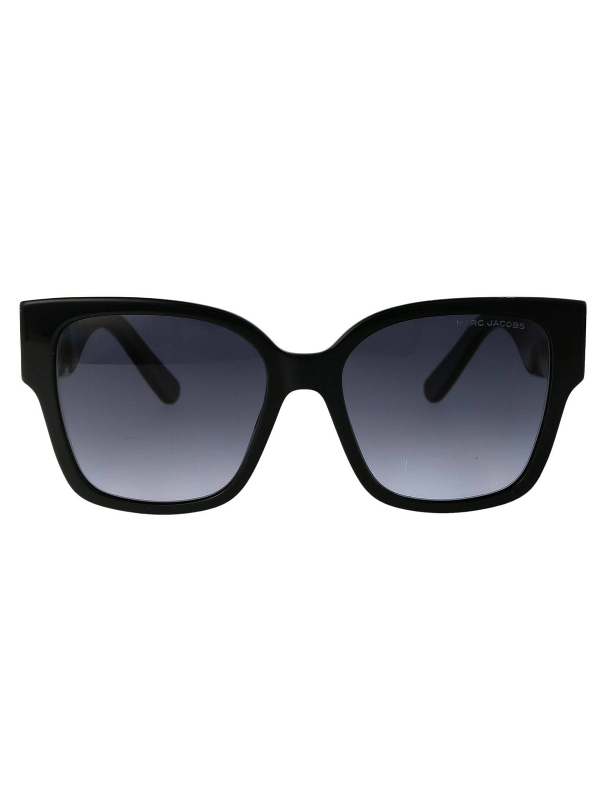 Marc Jacobs Black 'The Leather Barcode Monogram' Loafers