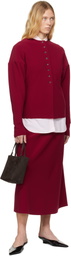 Birrot Red Lay2 Cardigan