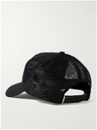 AMIRI - Leather-Trimmed Cotton-Twill and Mesh Trucker Hat