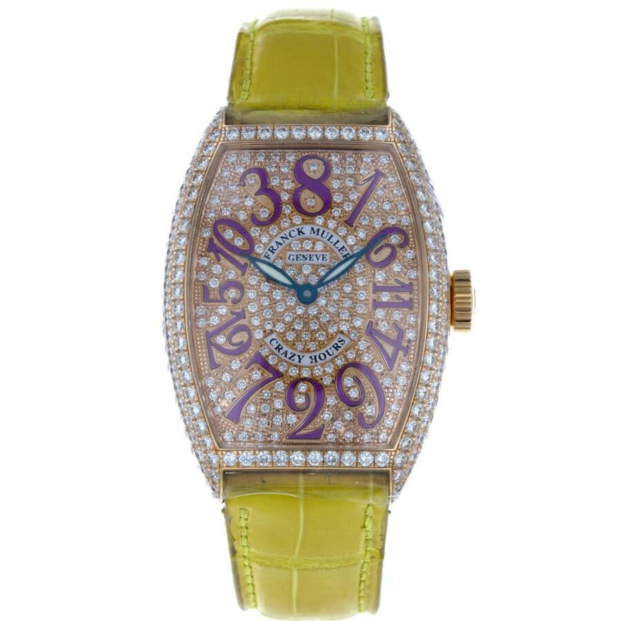 Franck Muller Cintree Curvex Automatic Diamond Ladies Watch 5850 CH D CD