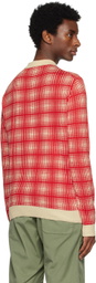 ASPESI Red Check Polo