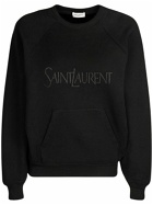SAINT LAURENT - Embroidered Cotton Sweatshirt