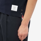 Thom Browne Men's Tipped Polo Shirt in Navy