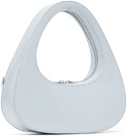Coperni Blue Baguette Swipe Bag