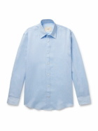 Purdey - Linen Shirt - Blue