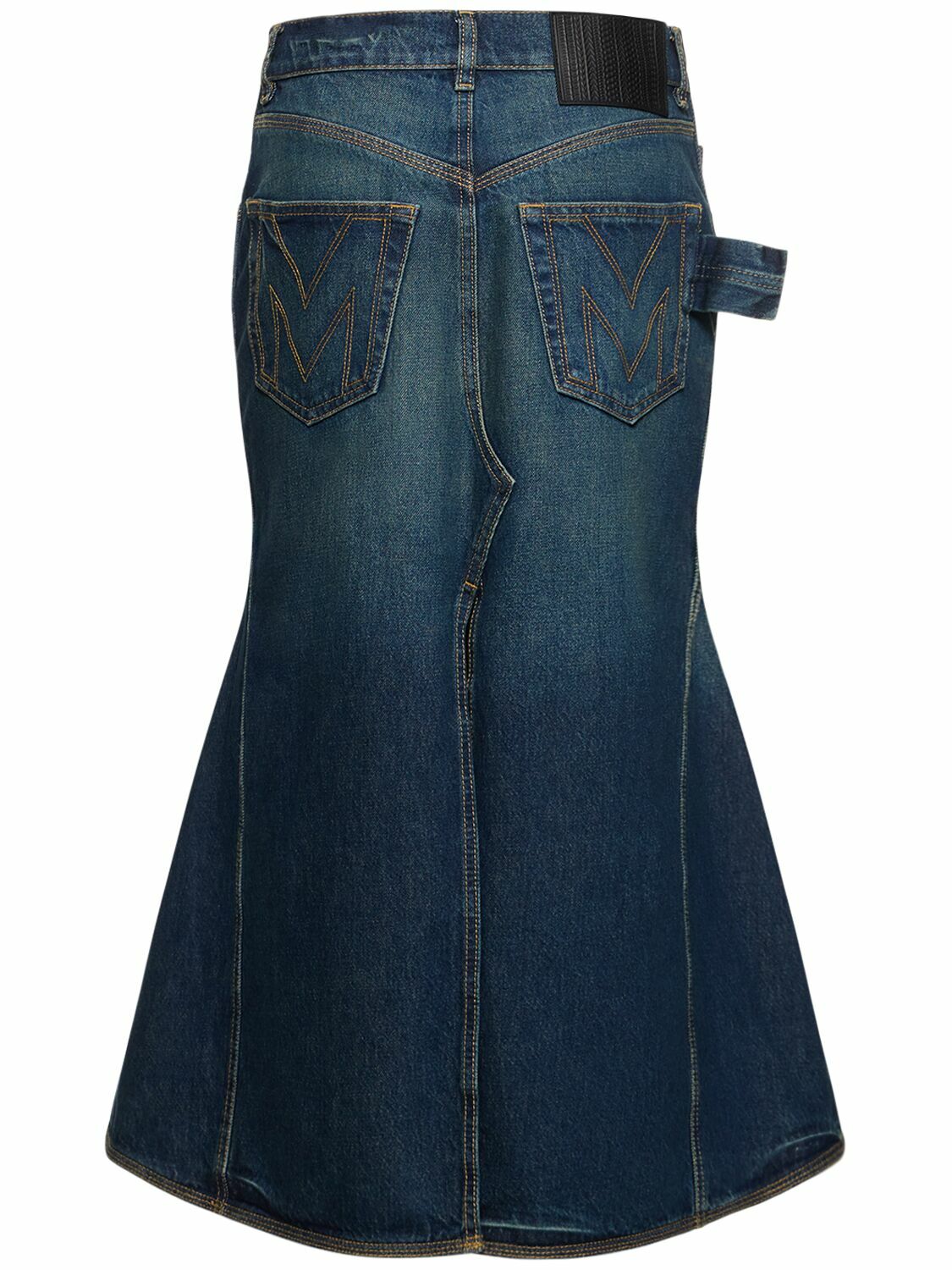 MARC JACOBS - Paneled Signature Denim Skirt Marc Jacobs