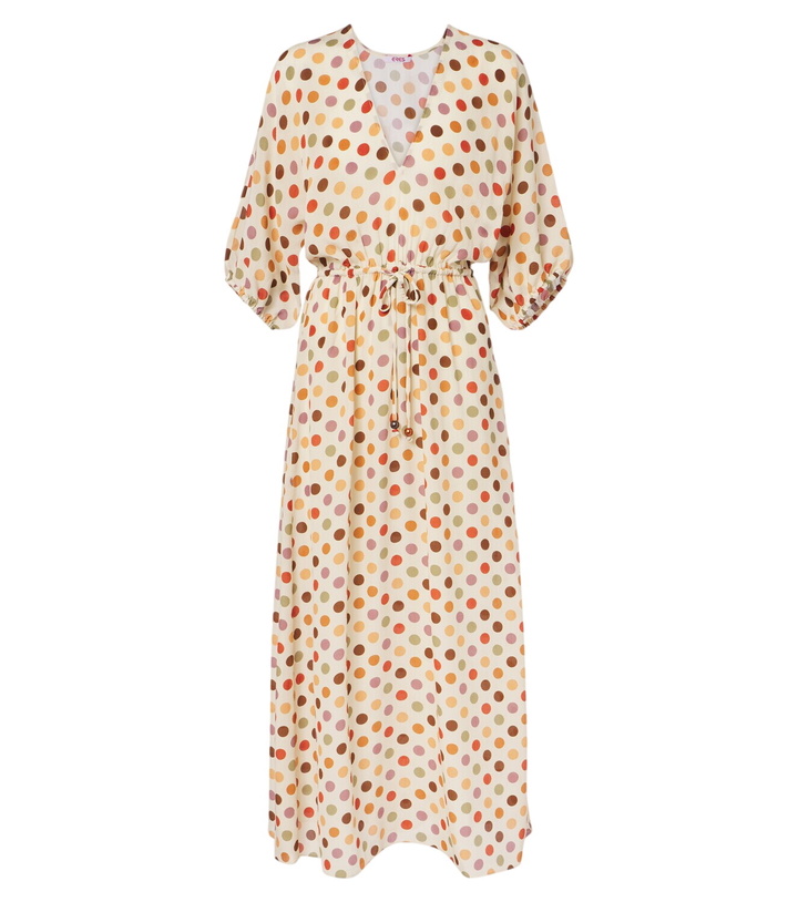 Photo: Eres Unexpected polka-dot silk midi dress