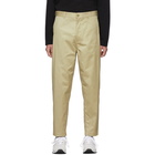 Comme des Garcons Homme Beige Twill Trousers