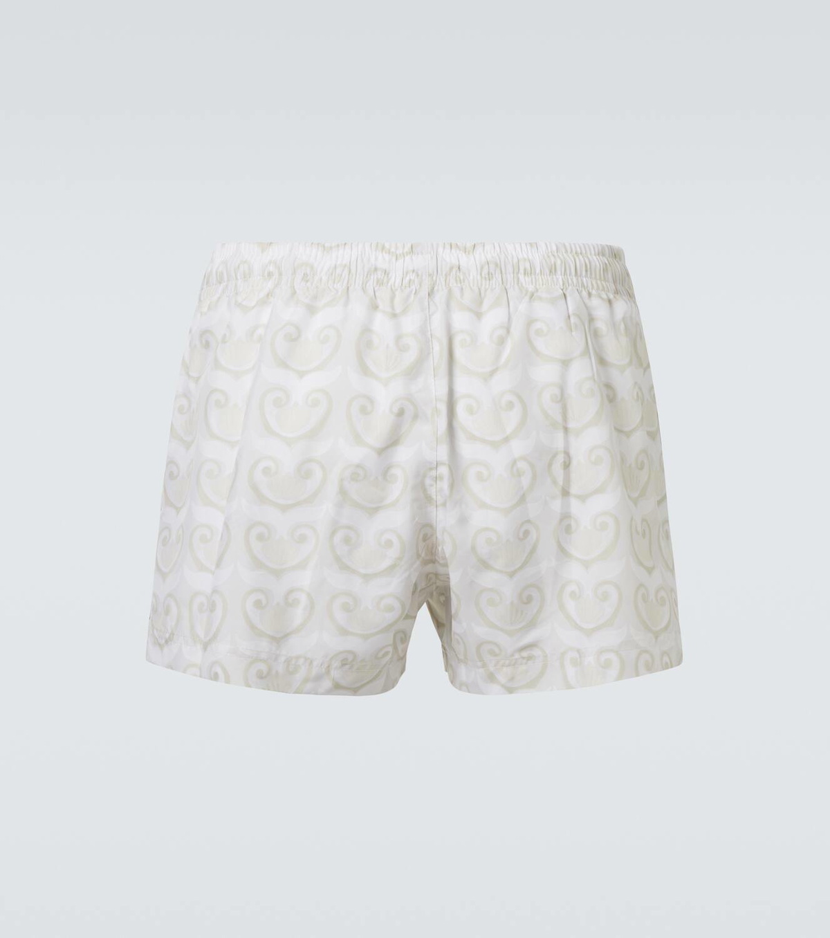 Commas Printed swim trunks