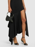 MUGLER - Mini Spiral Curve Leather Top Handle Bag