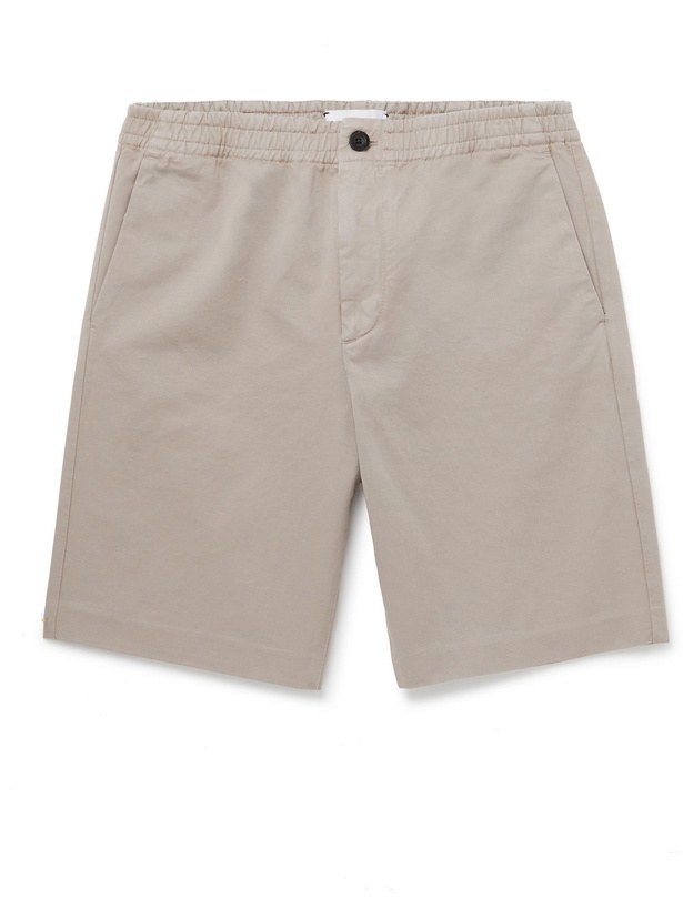 Photo: MR P. - Dock Cotton-Twill Shorts - Neutrals - UK/US 28