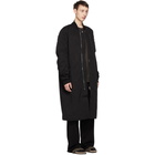 Rick Owens Drkshdw Black Flight Trench Coat