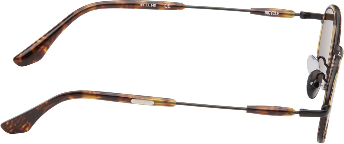BONNIE CLYDE Gunmetal & Brown Bicycle Sunglasses