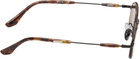 BONNIE CLYDE Gunmetal & Brown Bicycle Sunglasses