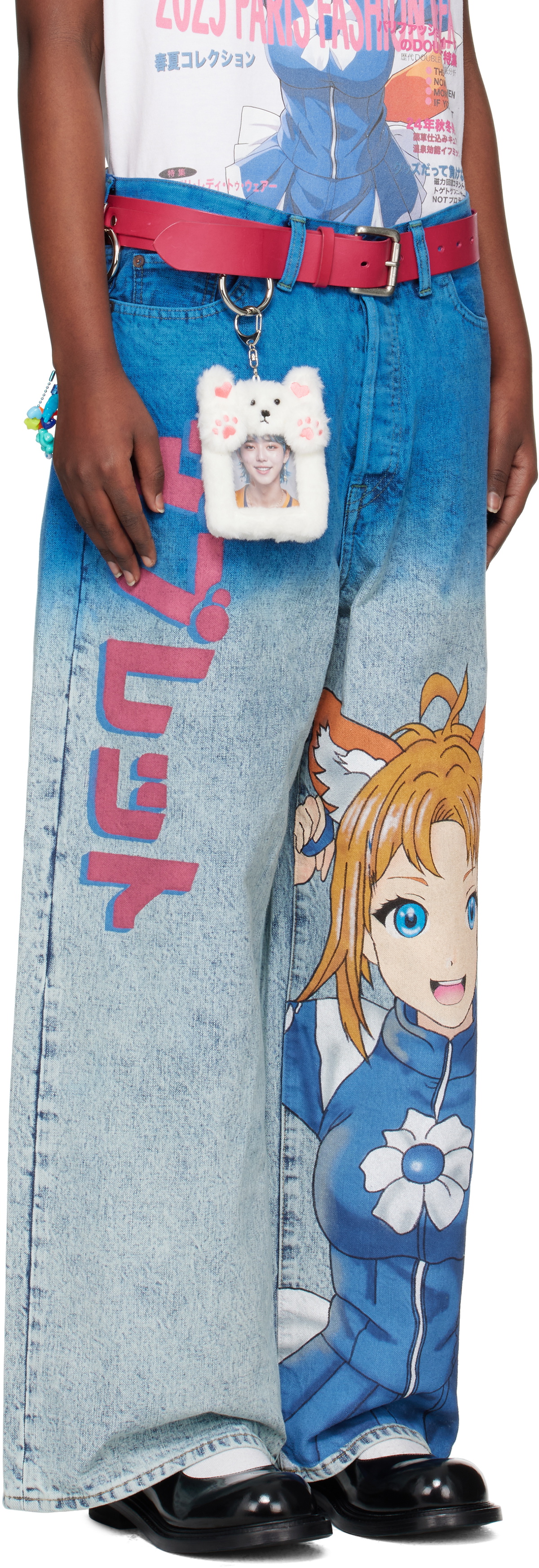doublet Blue Anime Jeans