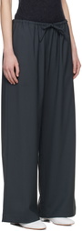 Cordera Gray Tailored Drawstring Trousers