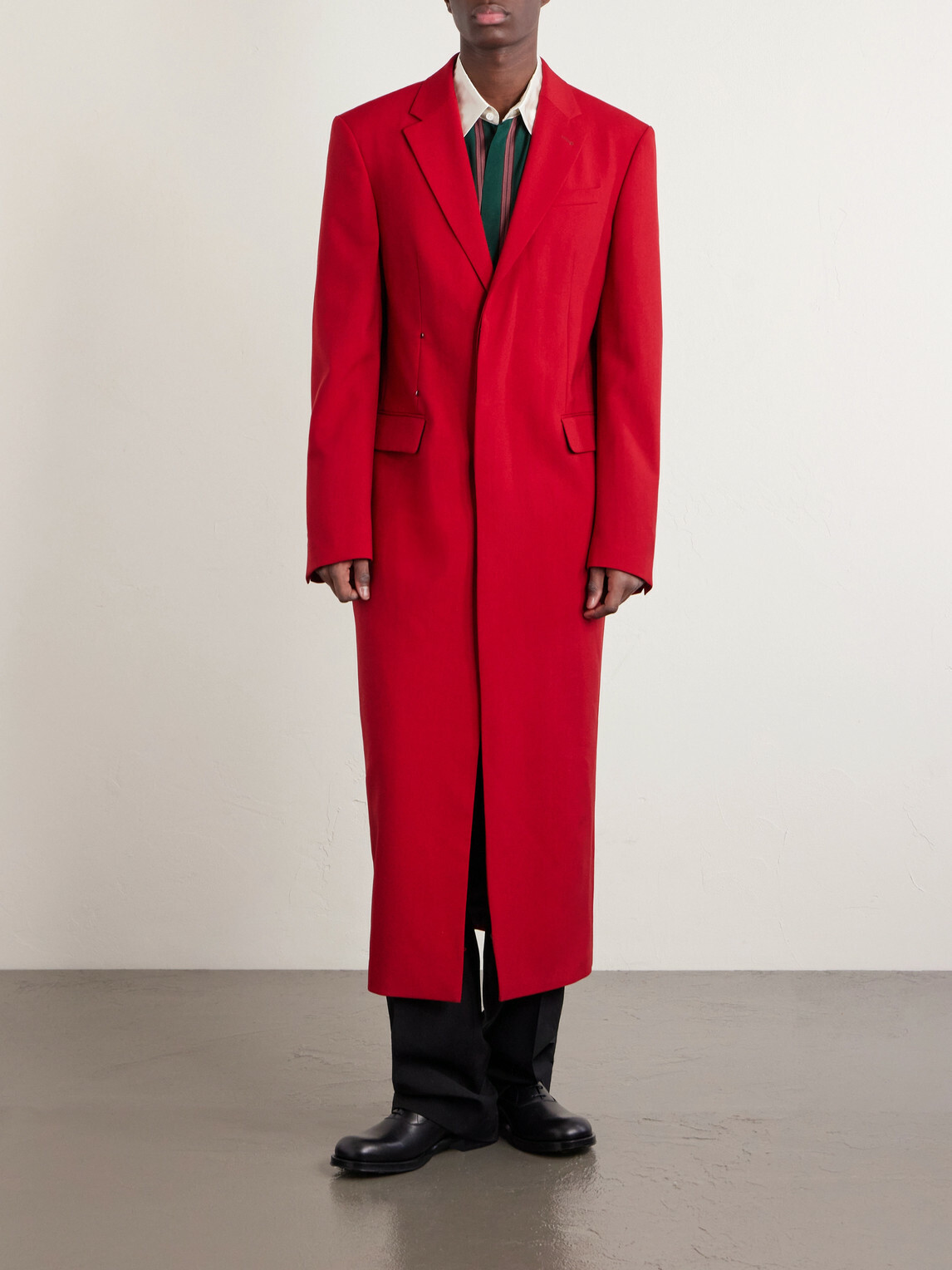 Dries Van Noten - Wool Overcoat - Red