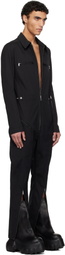 Rick Owens Black Hollywood Headon Jumpsuit