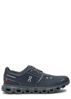 ON Cloud 6 Panelled Mesh-knit Sneakers Navy